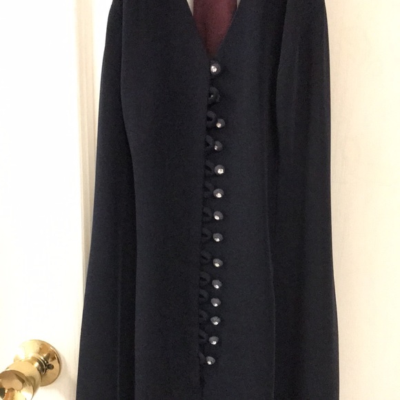 Evening gown Navy in color - Picture 4 of 5